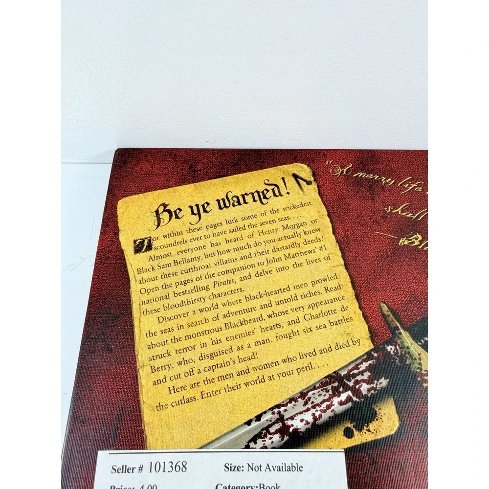 Pirates : Most Wanted by John Matthews (2007, Picture Book)